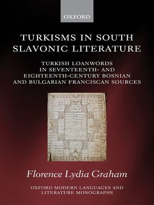cover image of Turkisms in South Slavonic Literature